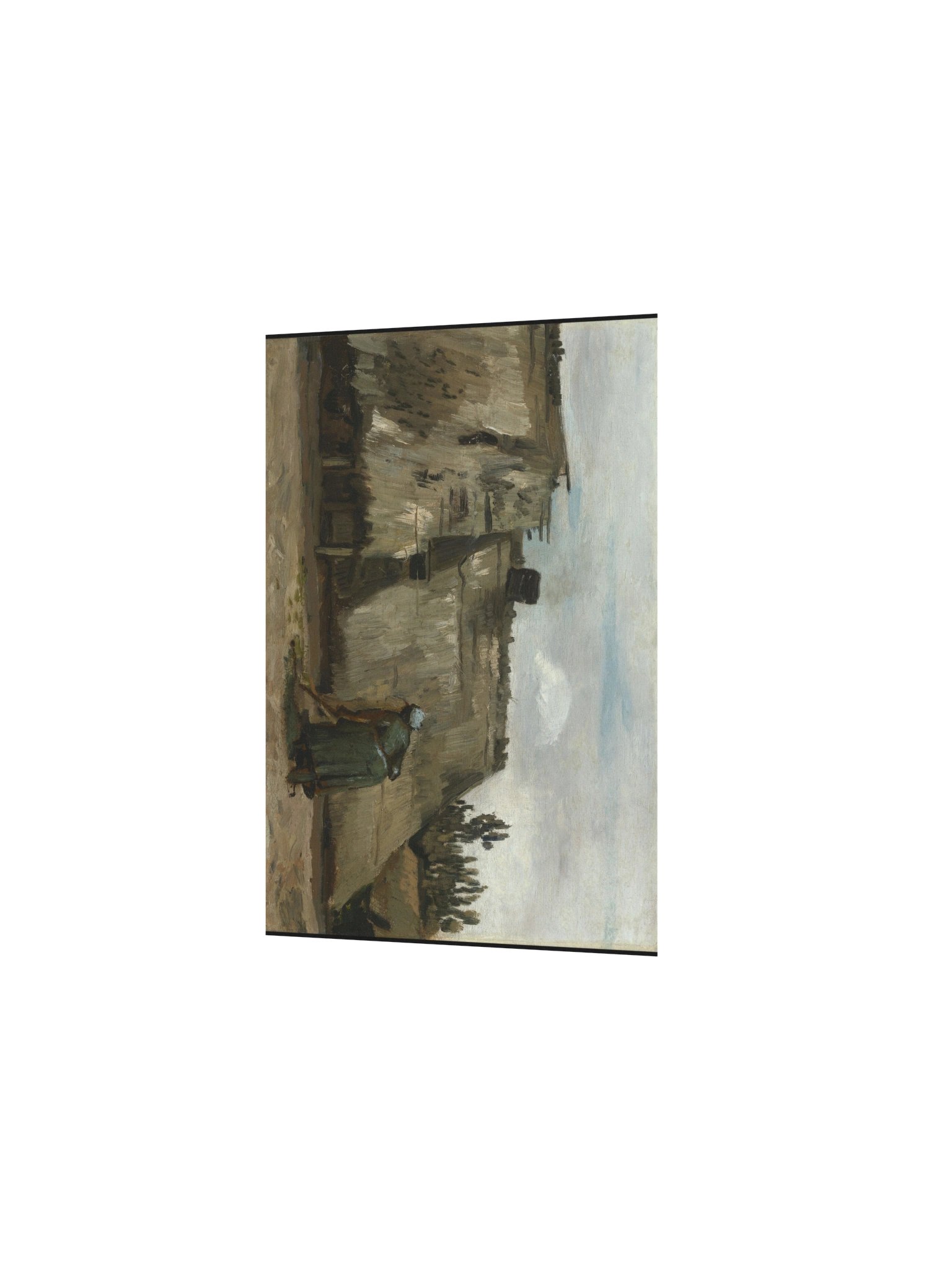 Van Gogh, A Peasant Woman Digging in Front of Her Cottage — Fine-Art Poster product image (3)