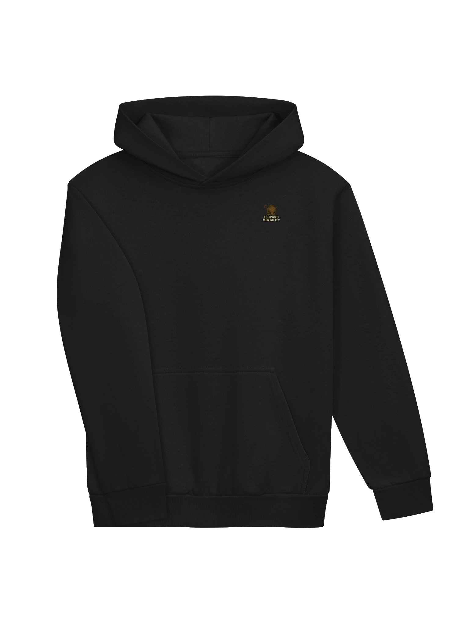 Leopard Mentality™ Calligraphy Hoodie | Urban Streetwear Black Pullover product image (7)