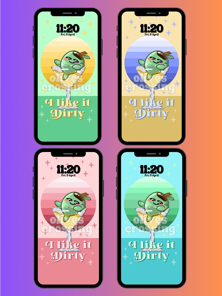 'I Like It Dirty' iPhone/Android Wallpaper Set 4 [2024] product image (1)