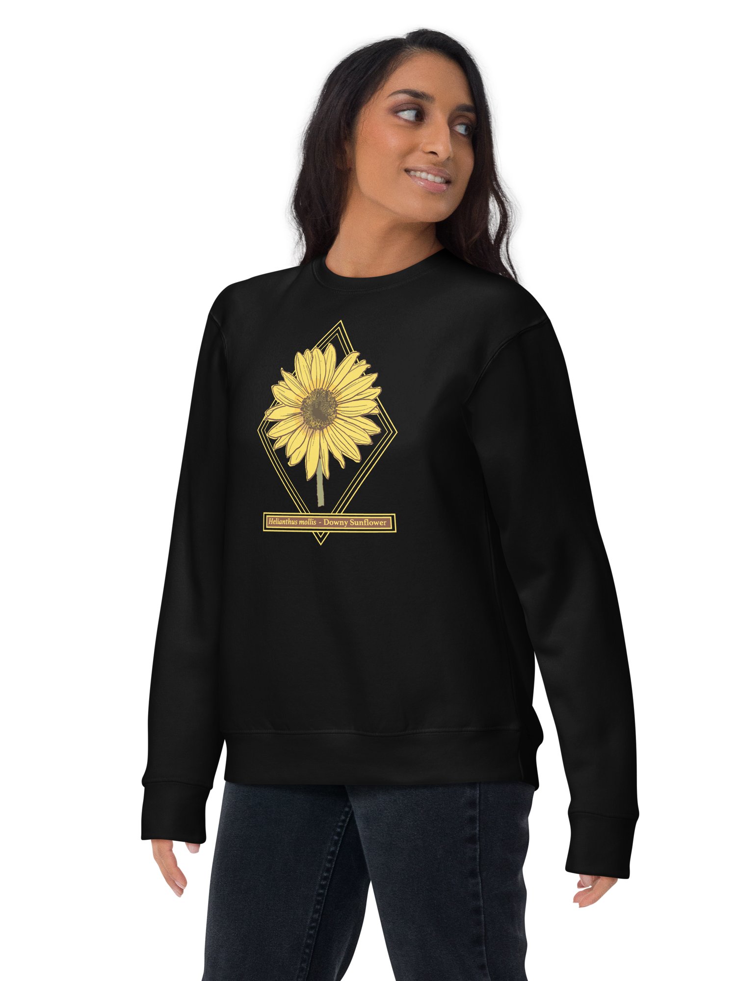 Helianthus Sunflower Unisex Crew Neck Sweatshirt product image (5)