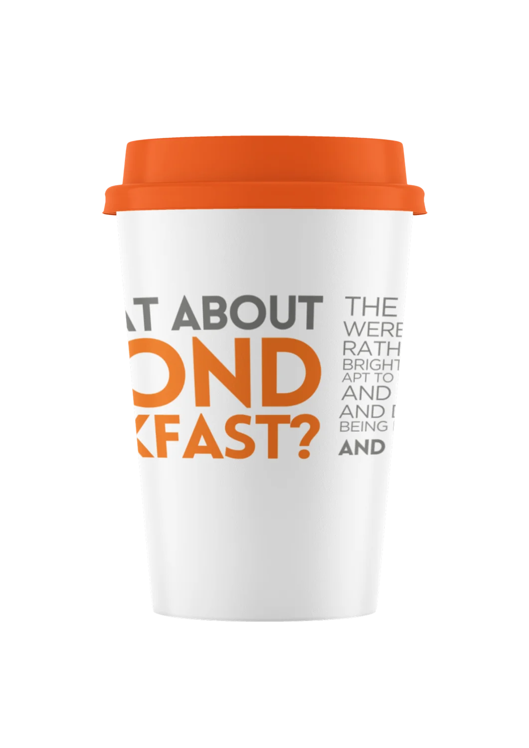 Second Breakfast Reusable Travel Cup