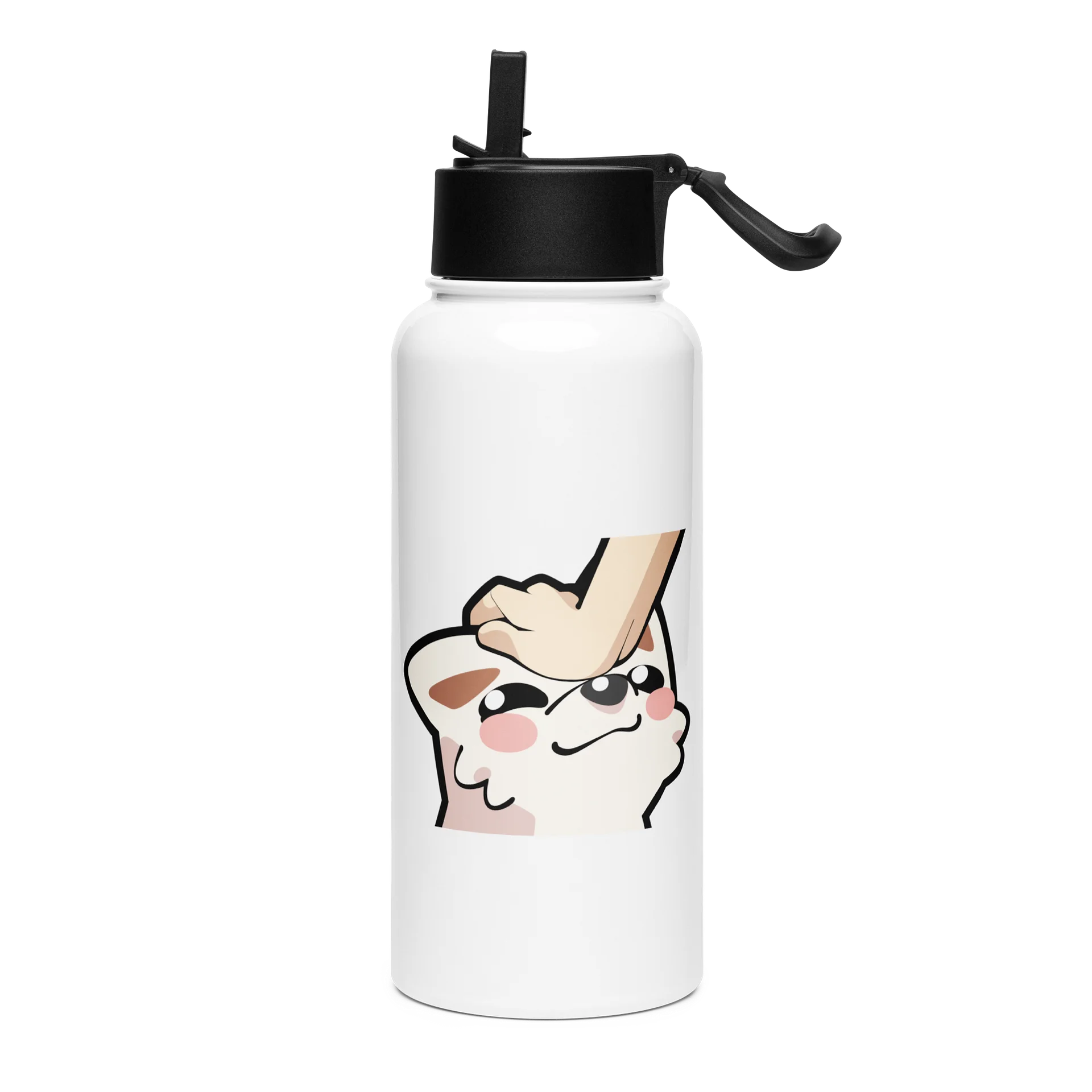 Pats Stainless Steel Water Bottle with a Straw product image (1)