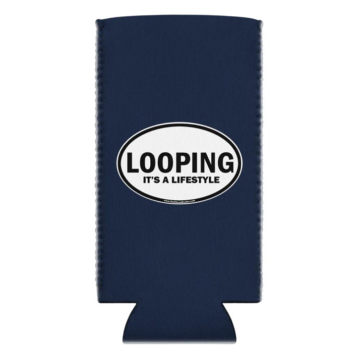 LOOPING-It's A Lifestyle - Dark Blue Can Koozie product image (2)