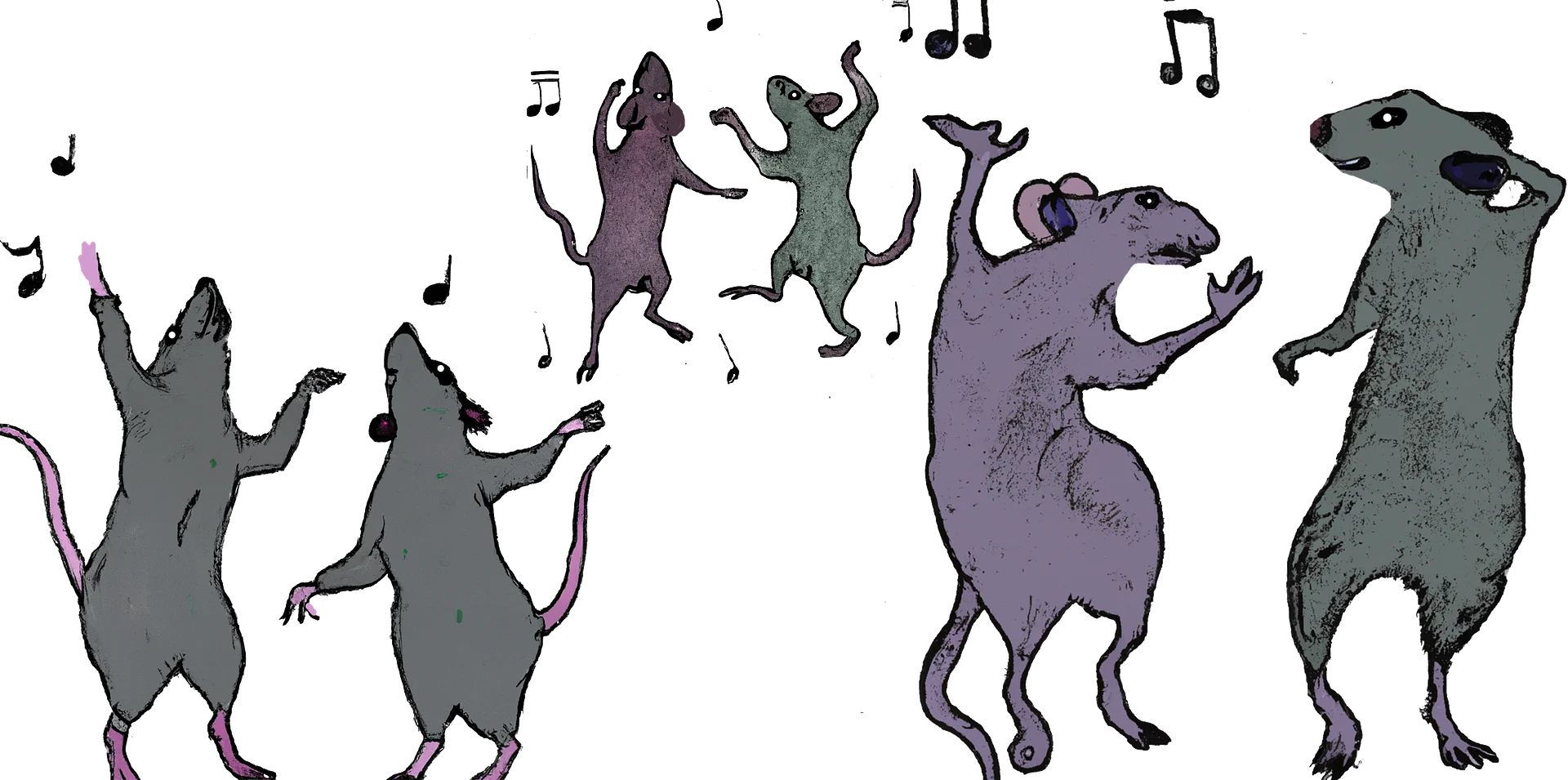 Six dancing rats mug product image (19)