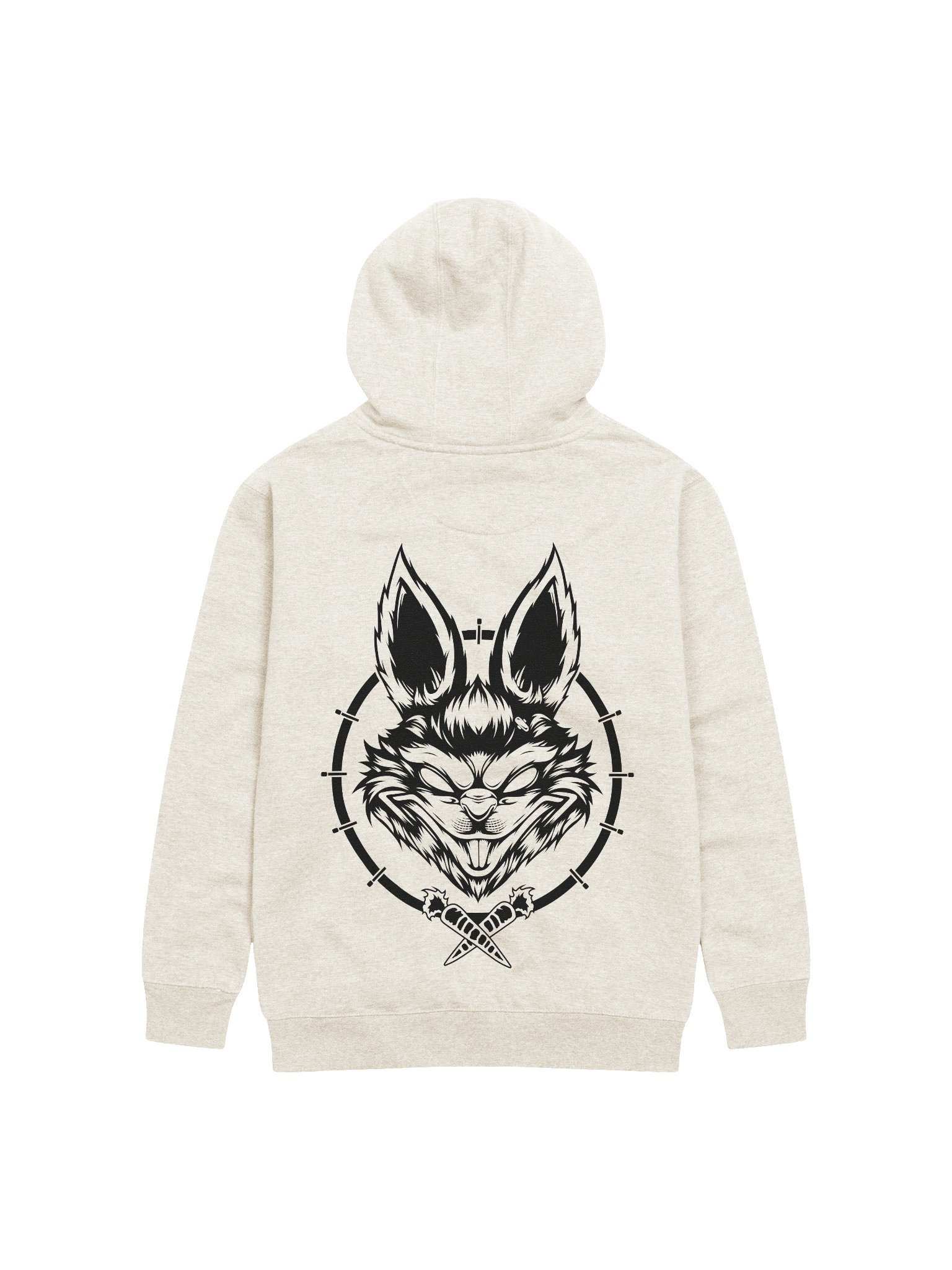 Bass Rabbit Hoodie (Black Logo) product image (1)