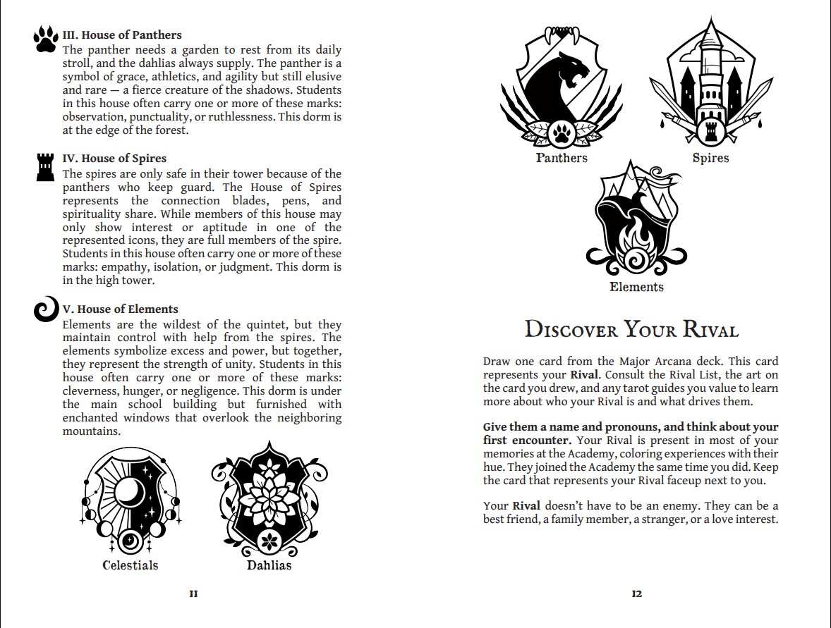 (Digital) Tangled Blessings: A 1-2 Player Magical School Horror Tabletop RPG product image (3)