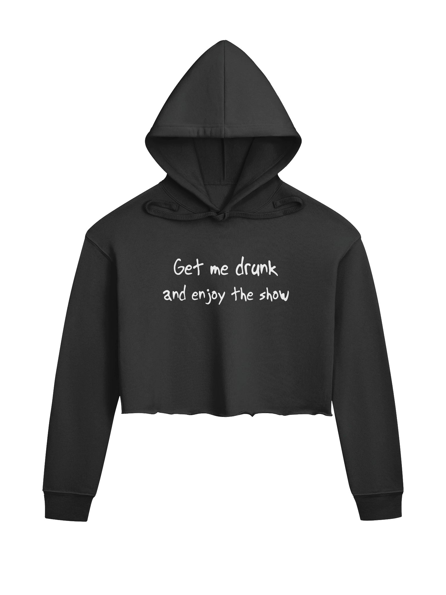Get Me Drunk Crop Hoodie product image (2)
