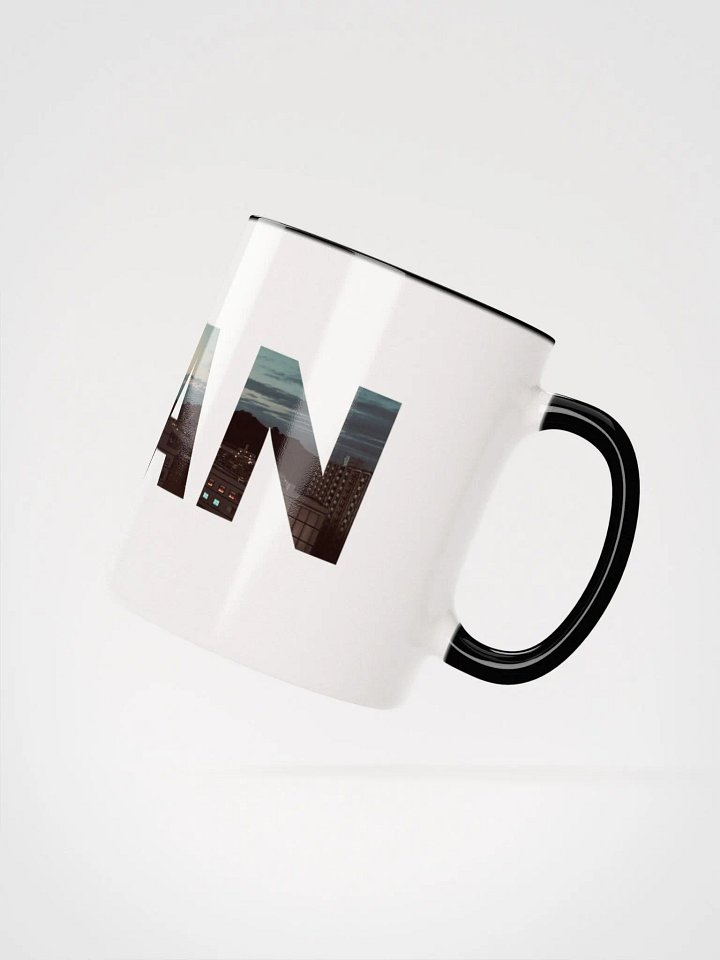 Yokosuka Japan Skyline Typography Ceramic Mug product image (3)