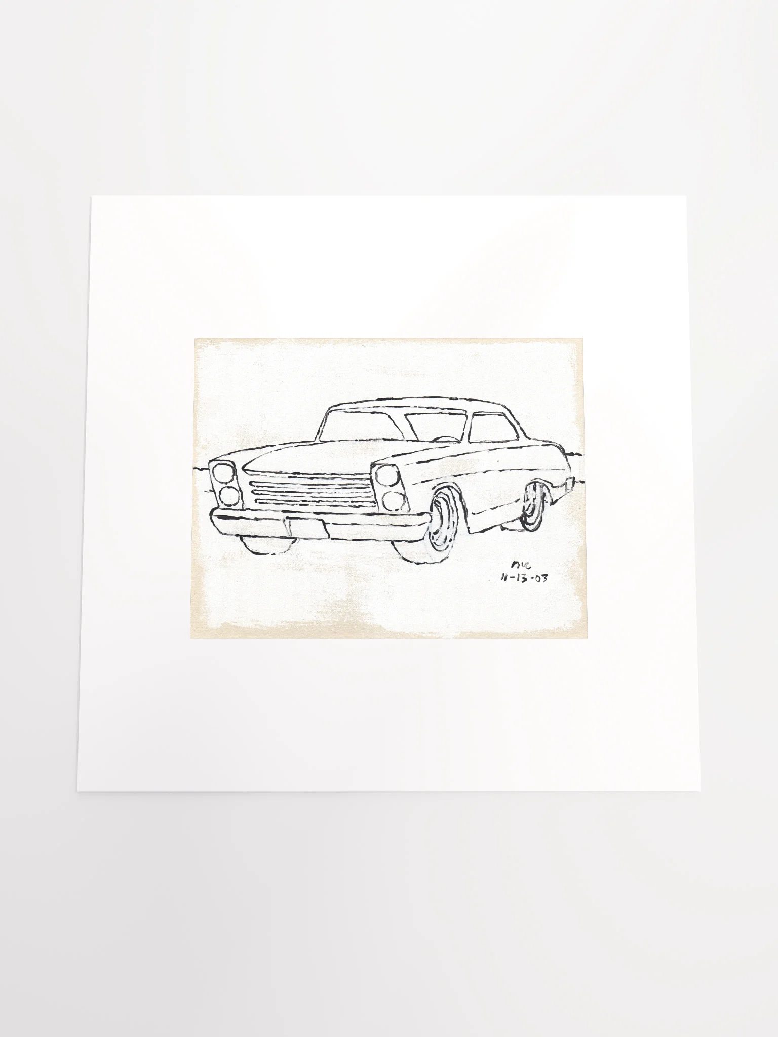 White Car #2 Print product image (4)