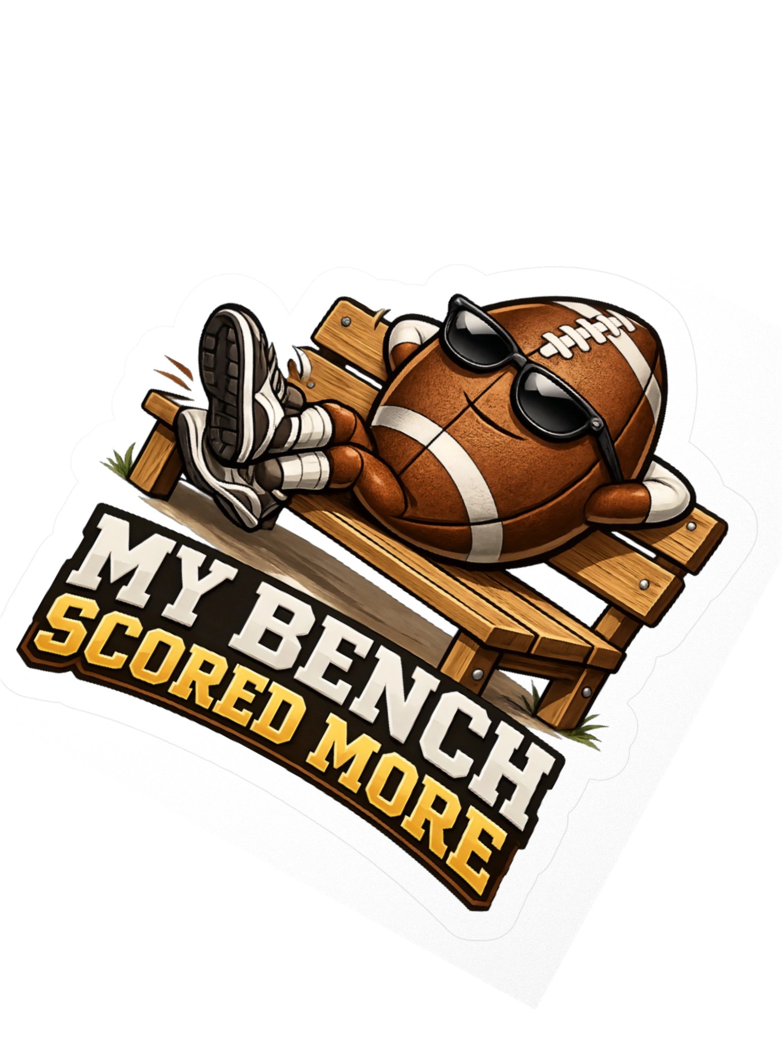 My Bench Scored More Sticker product image (2)