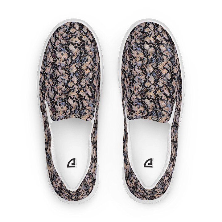 Best Snake Skin Canvas Shoes product image (1)