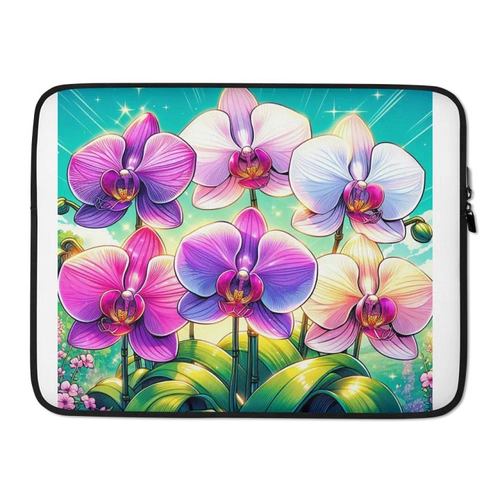 Starry Orchids Laptop Sleeve product image (2)