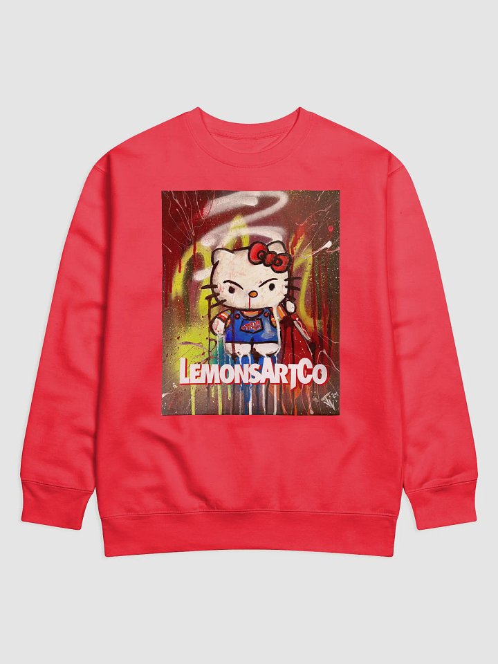 Goodbye Kitten Killer Hello Kitty Chucky Mashup Horror Sweatshirt product image (1)