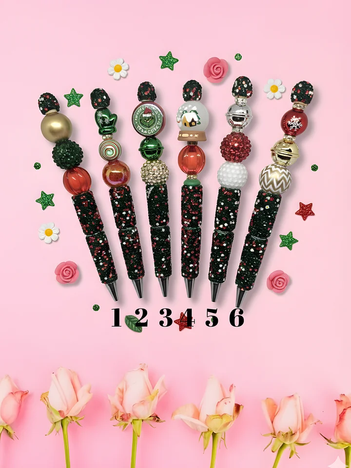 Christmas Beadable Pens product image (1)
