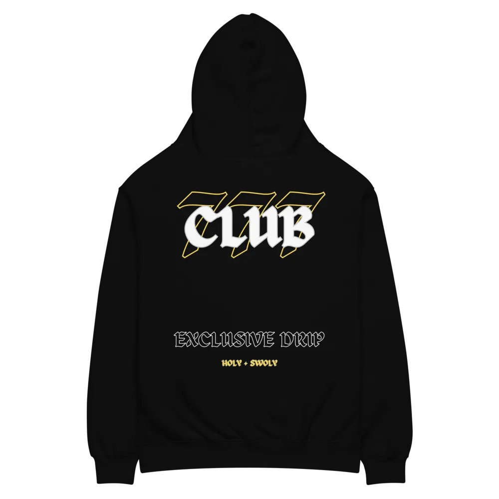 777 Club | Premium Hoodie | Exclusive Drip (Yellow Text) product image (1)