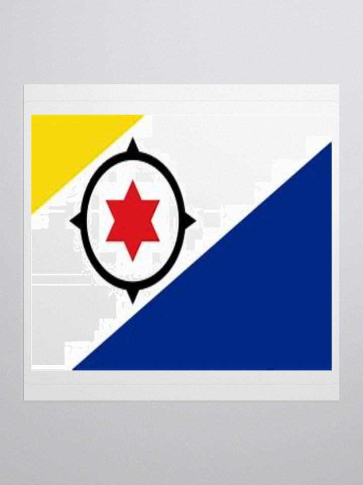 Exclusive Bonaire Flag Kiss-Cut Stickers - High-Quality Vinyl, Multiple Sizes product image (3)