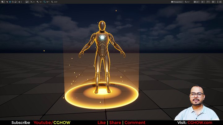 Simple Aura Glow in UE5 Niagara product image (1)