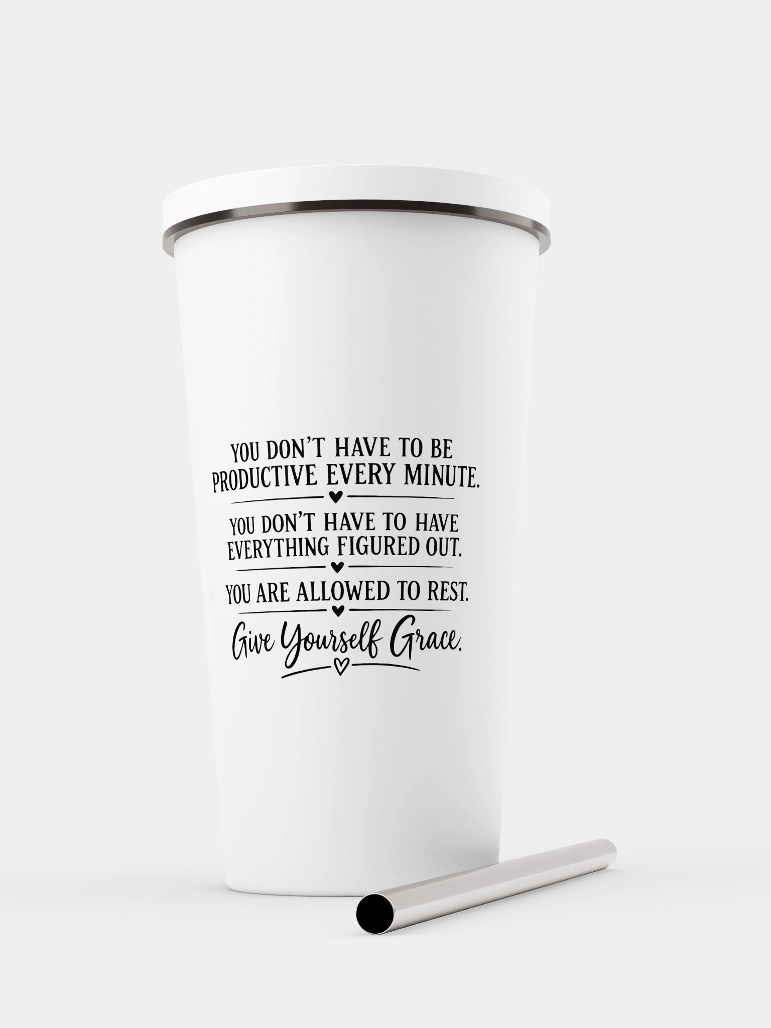 You Are Human, Not a Machine Tumbler product image (5)