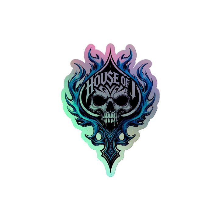 House of J Logo Holographic Sticker product image (2)