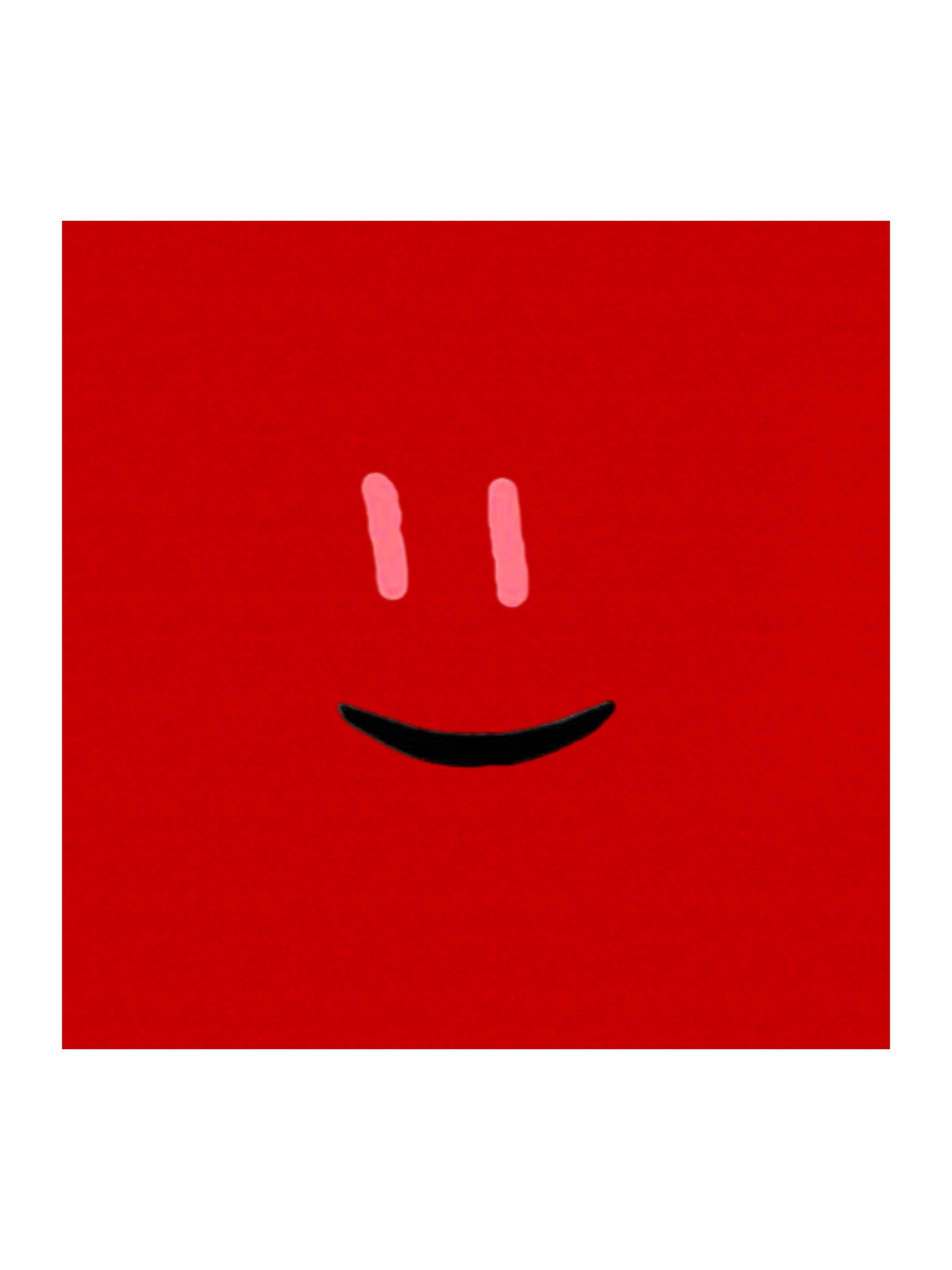 RED BACKGROUND MOOD Sticker product image (1)