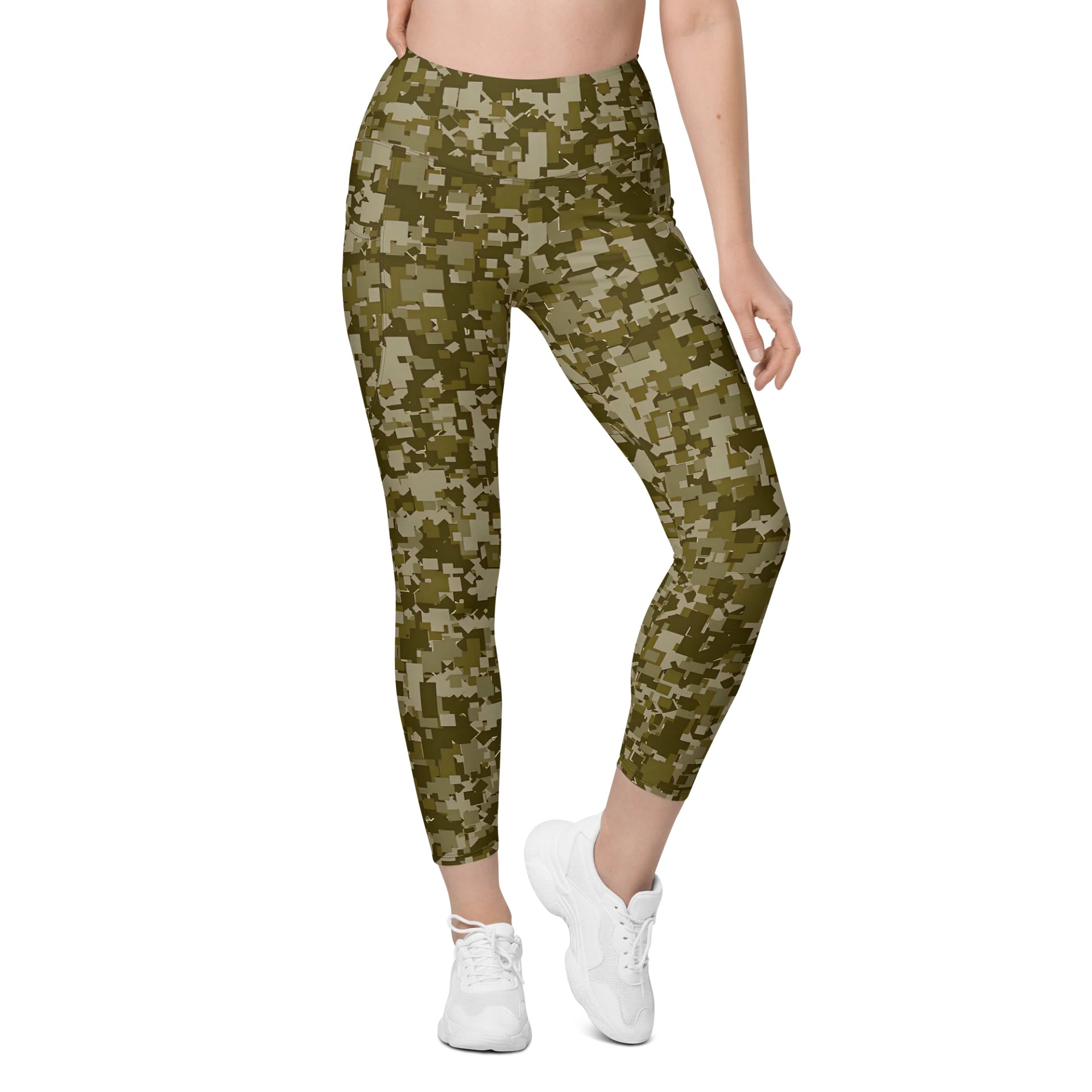 WhamBlam Camo All-Over Leggings with Pockets product image (1)