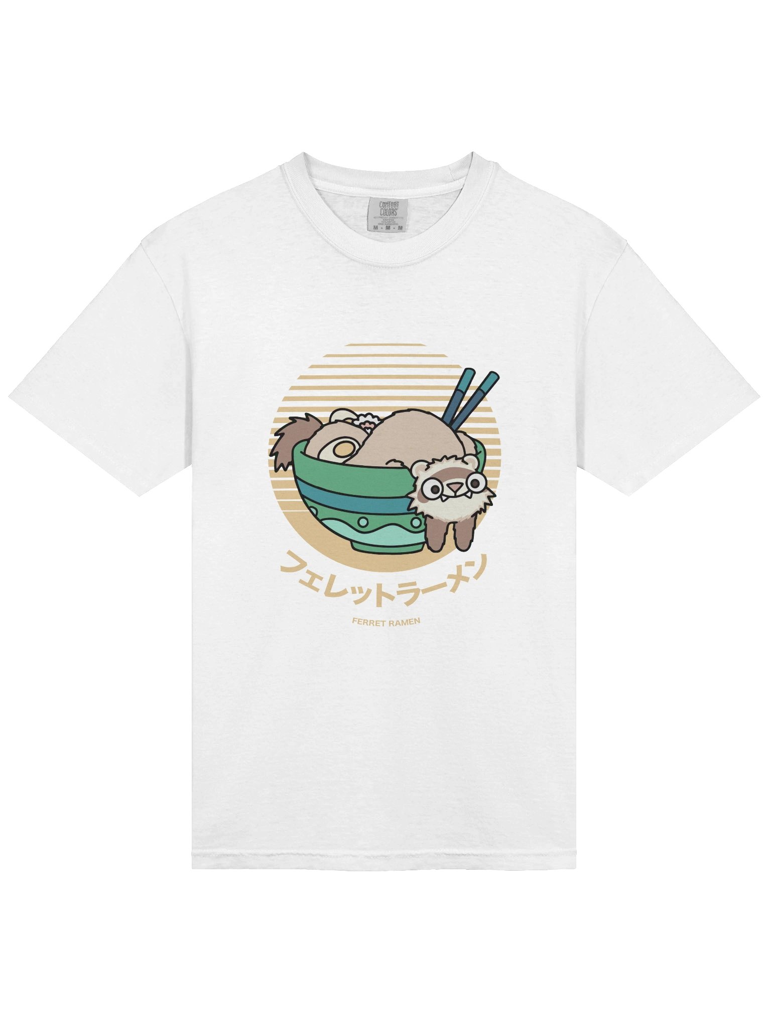 Ferret Ramen Japanese – T-Shirt product image (43)