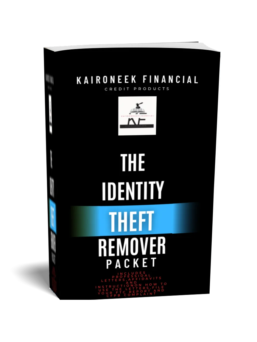 The Identity Theft Credit Fixer Packet ( Brief Guide With Letters) product image (1)