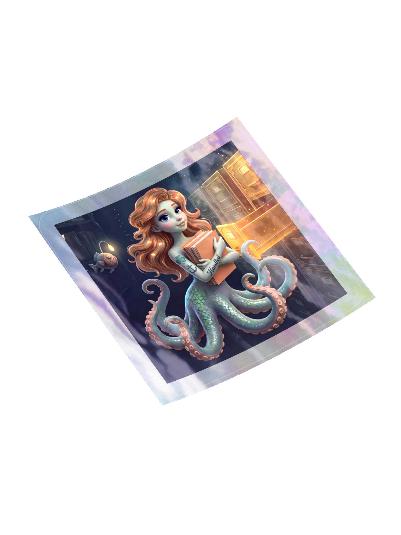 Handled's Ella holographic sticker product image (4)