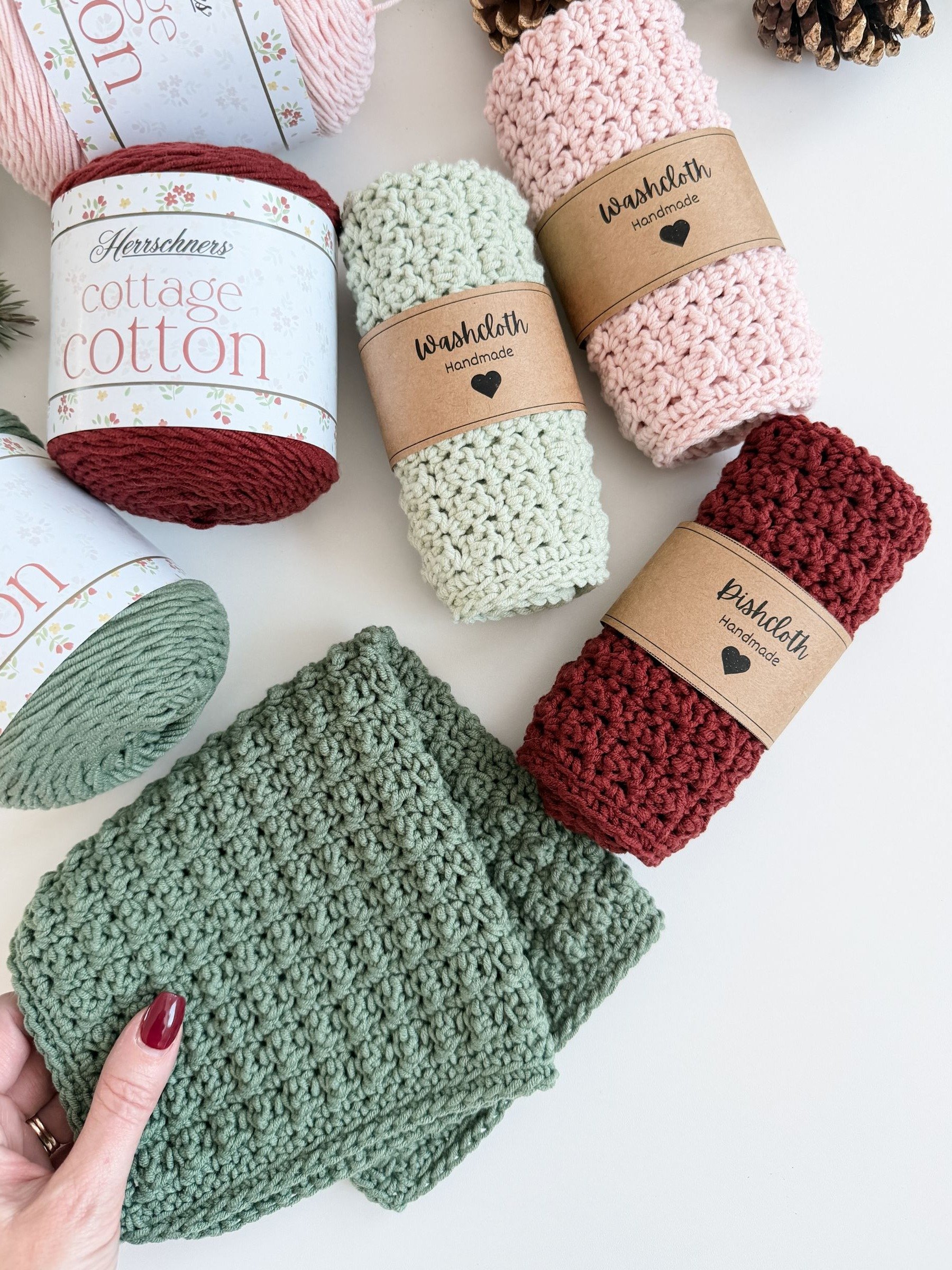 Winterberry Dishcloth Crochet Pattern product image (5)