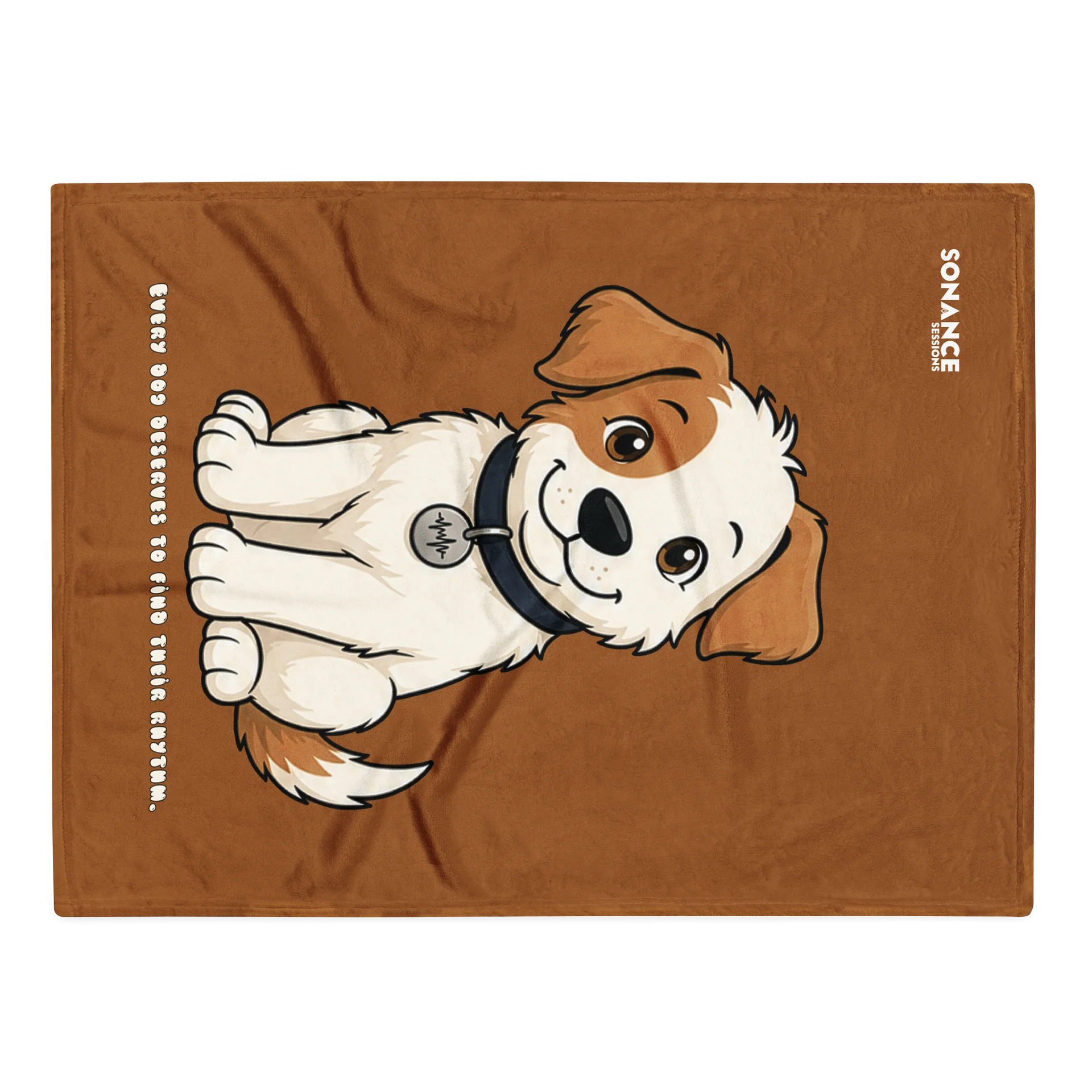 Sonance Dog Throw Blanket (Sit) Rich Gold product image (1)