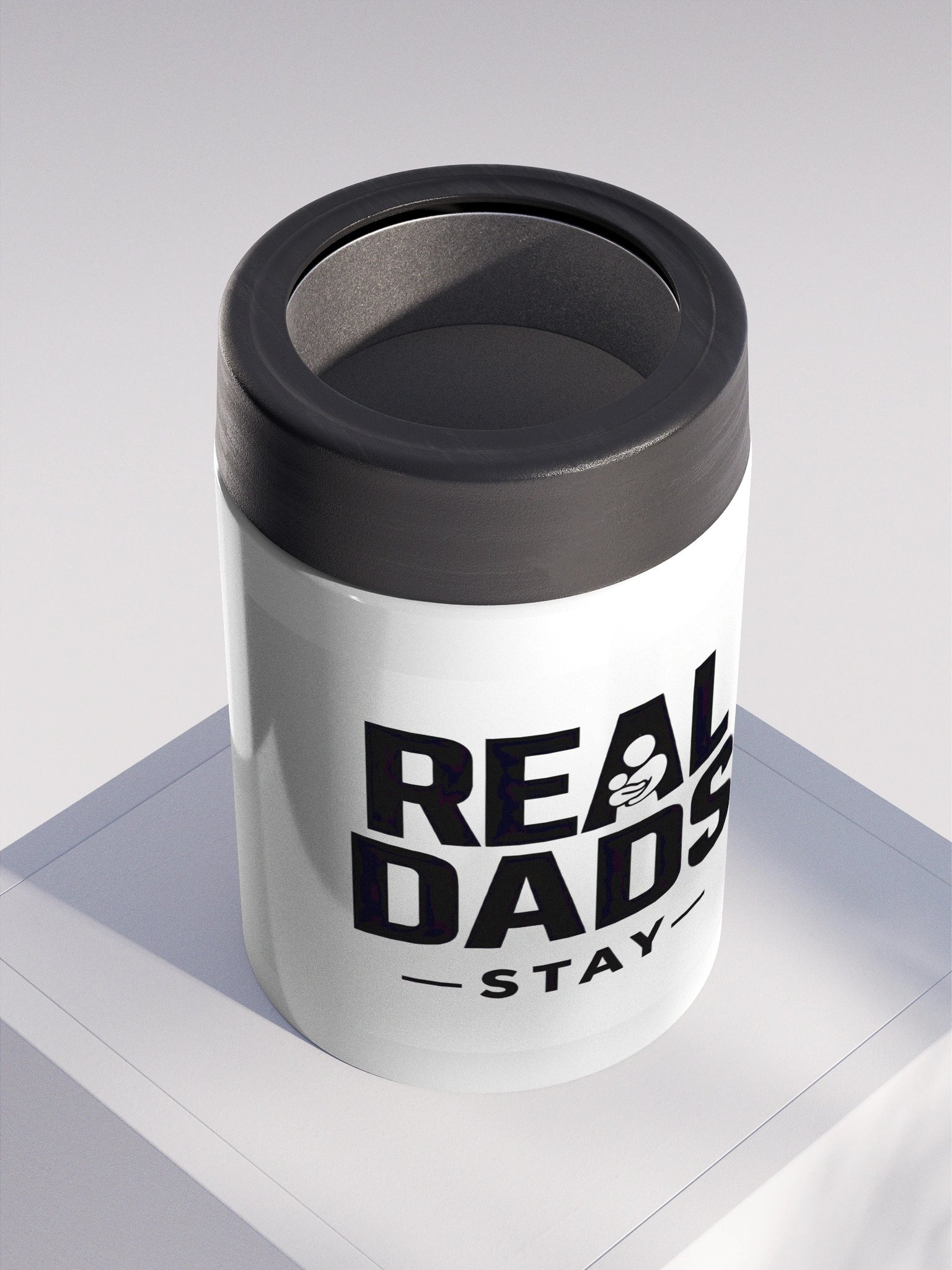 Real Dads Stay Stainless Steel Koozie product image (2)