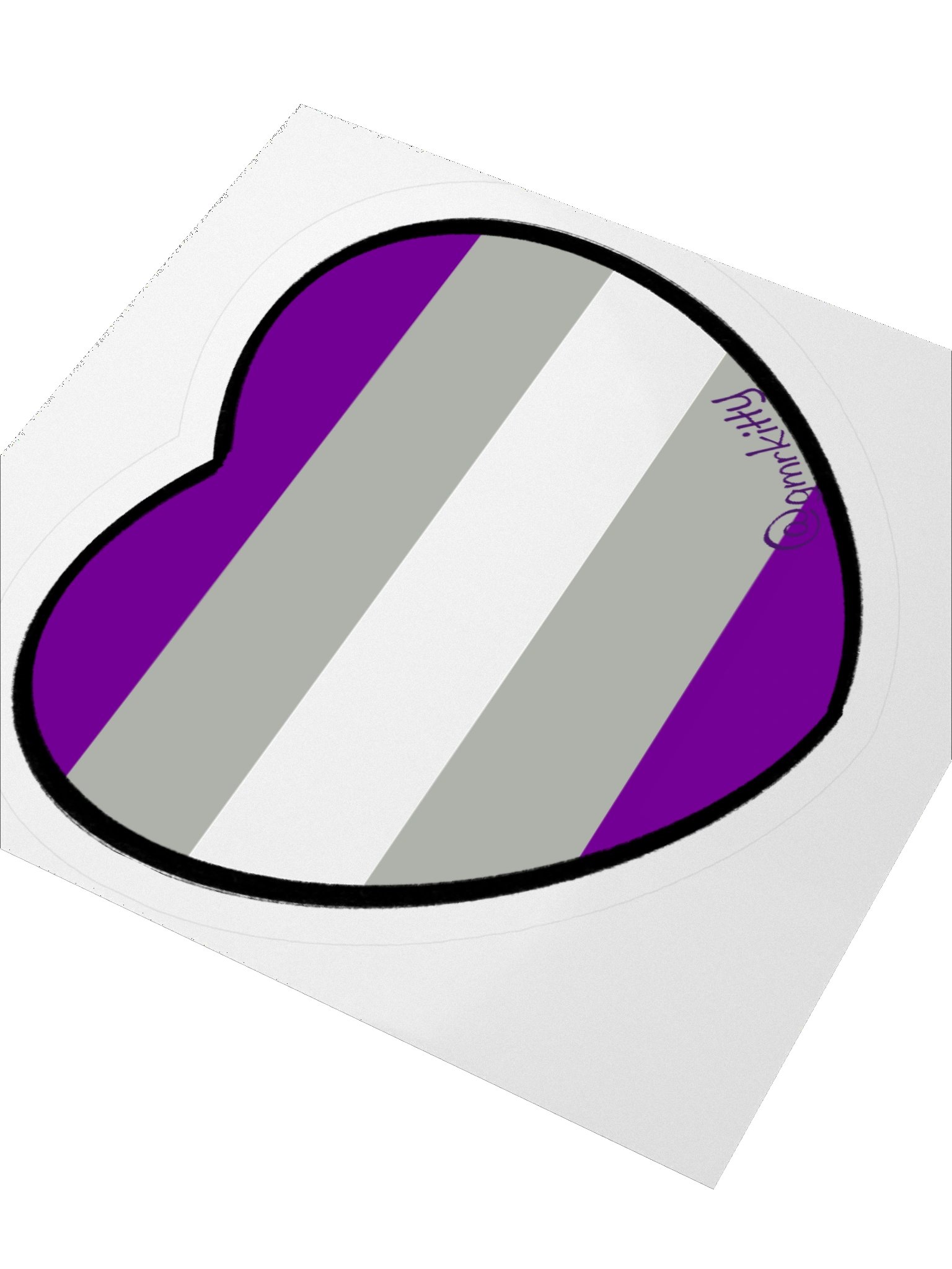 GreyS Pride Heart Sticker product image (7)