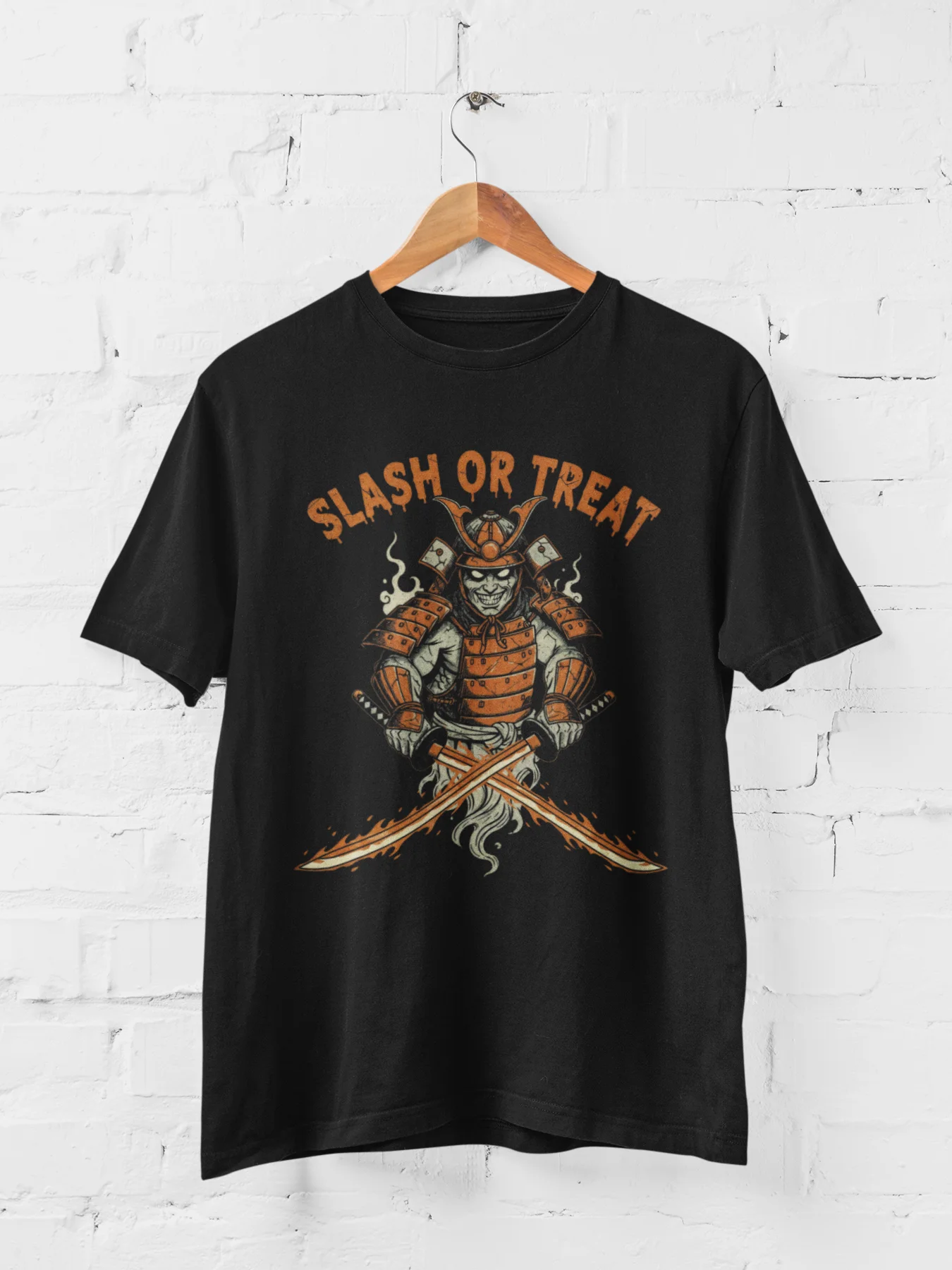 Halloween Samurai Funny Tee product image (1)