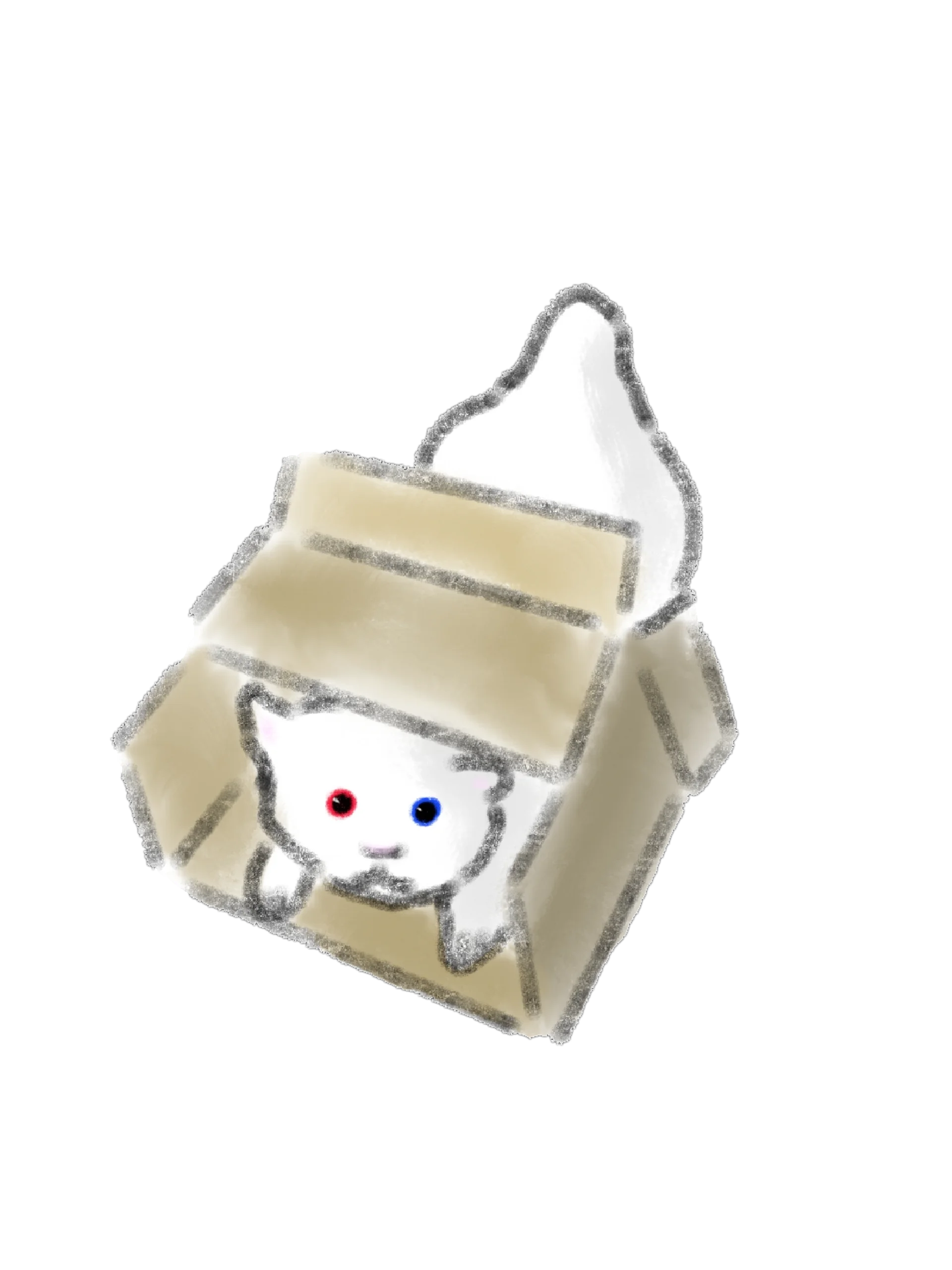 12 Hand-Drawn Cat PNG Clipart Bundle product image (6)