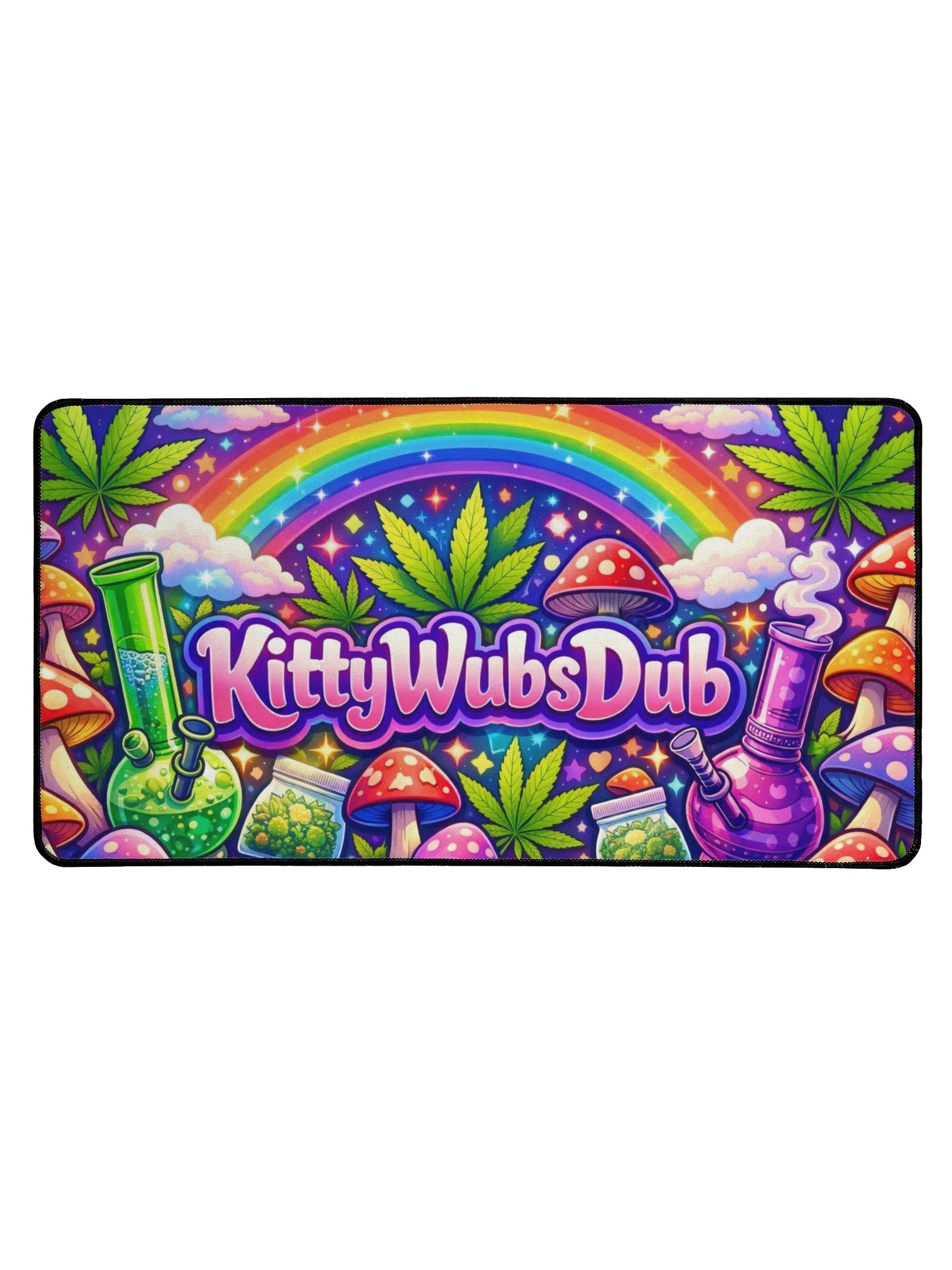 KittyWubsDub Hippie Vomit Desk Mat product image (1)