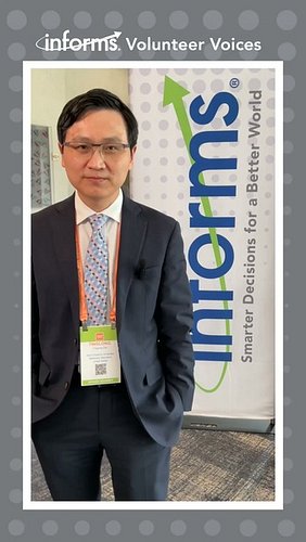 Volunteer Voices: Tinglong Dai - Get Involved! Join INFORMS or Renew Your Membership https://www.informs.org/About-INFORMS/Me...
