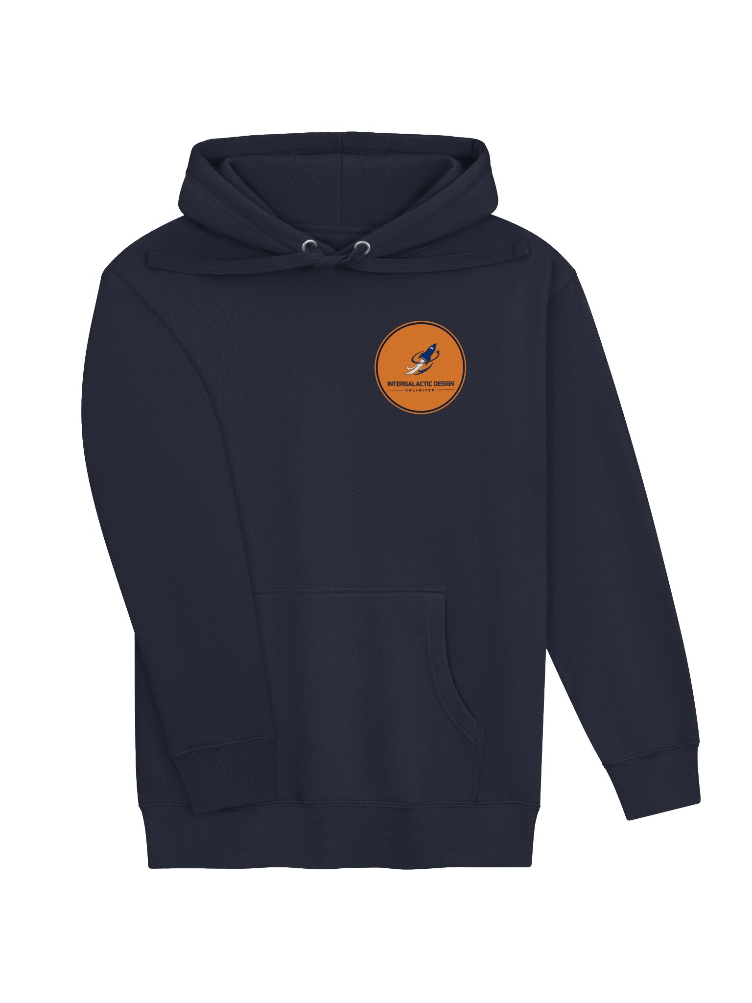 Rocket Badge Heavyweight Hoodie (Navy) product image (3)