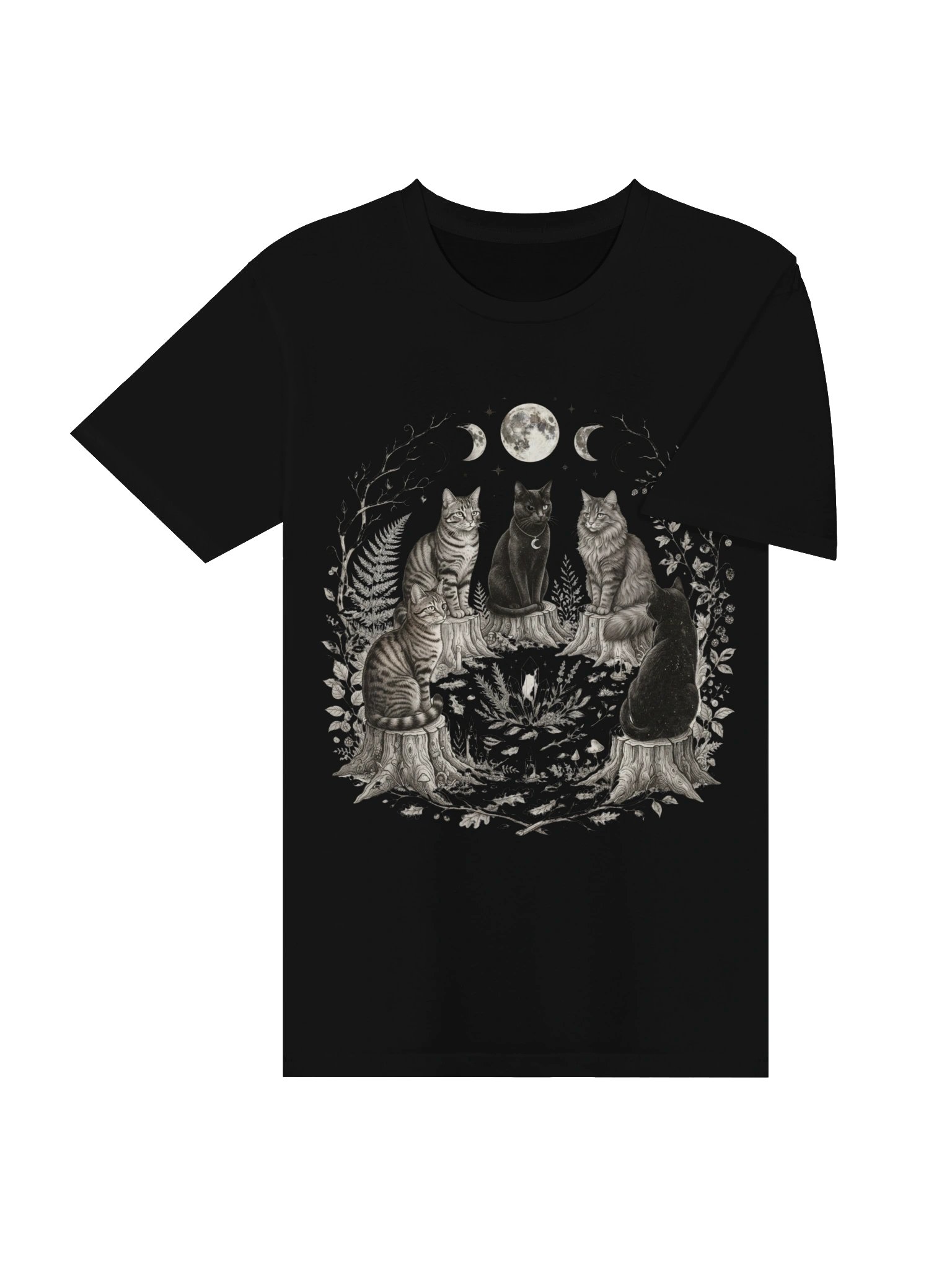 Witchy Moon Cats Tee product image (5)