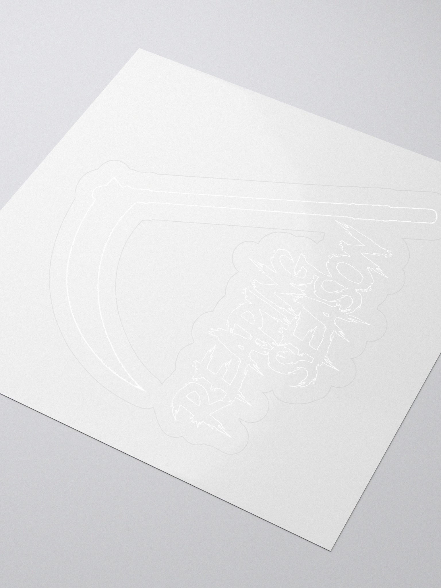 Sticker (White) product image (9)