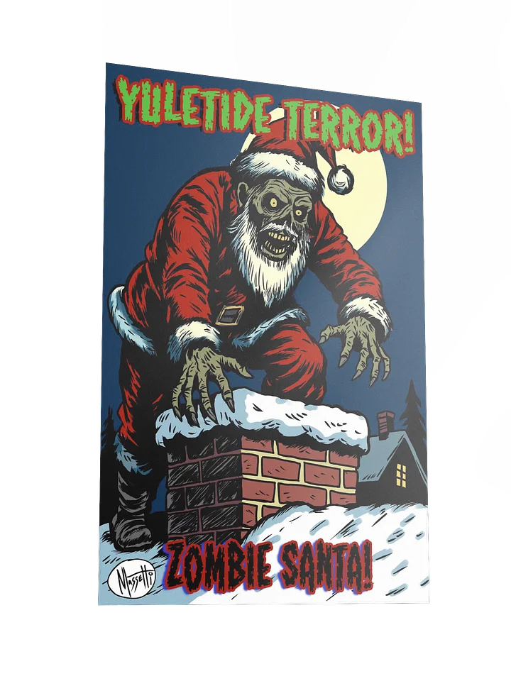 ZOMBIE SANTA Art Print product image (2)