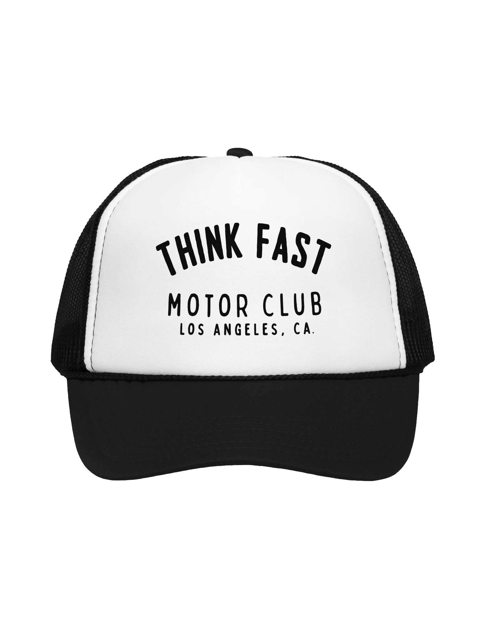 Think Fast Motor Club Trucker Hat - Black product image (1)