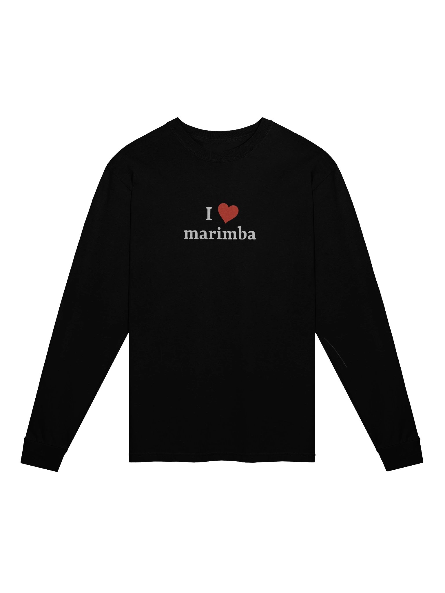 I <3 marimba | long sleeve comfort colors t-shirt product image (1)