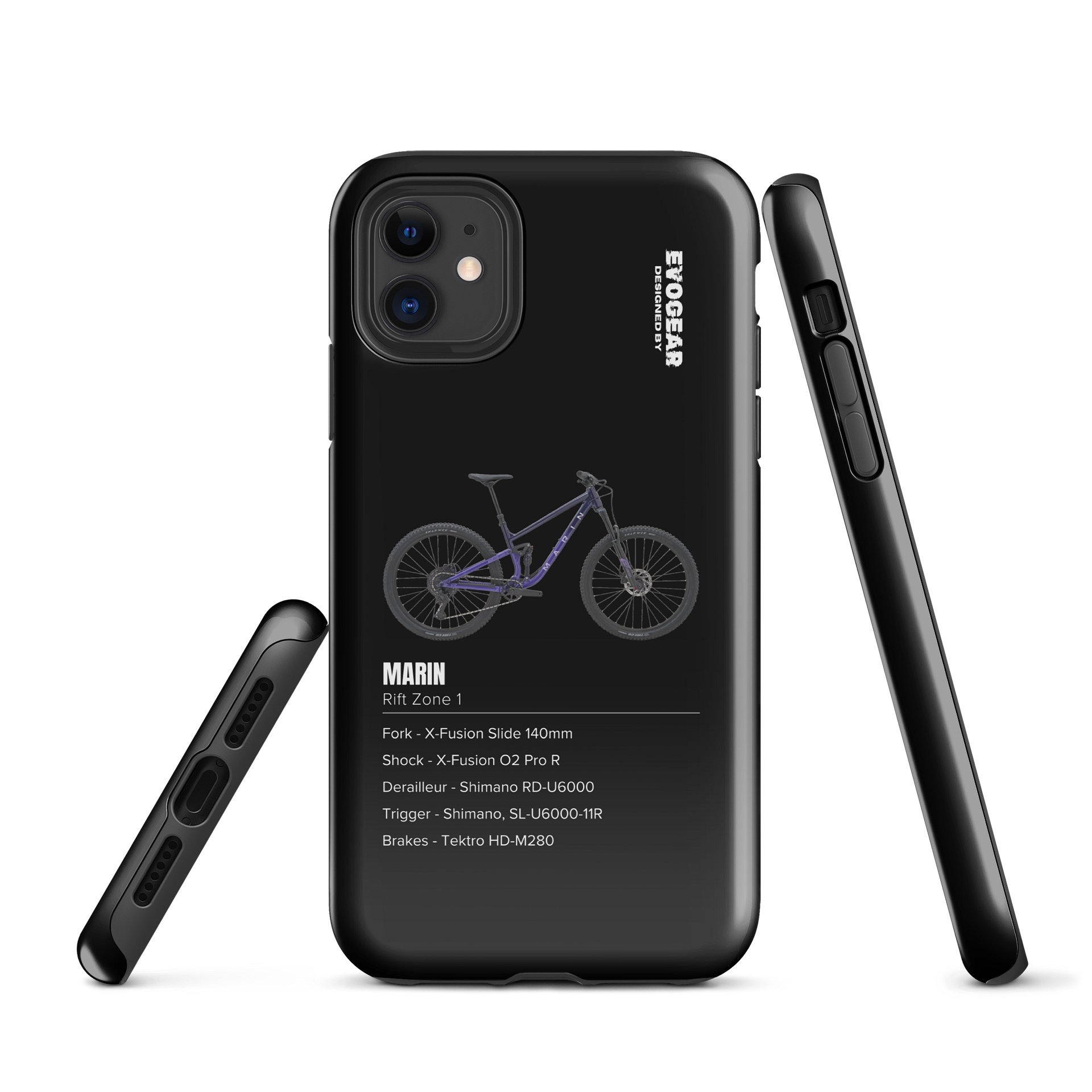 Black Marin Rift Zone 1 iPhone Case product image (1)