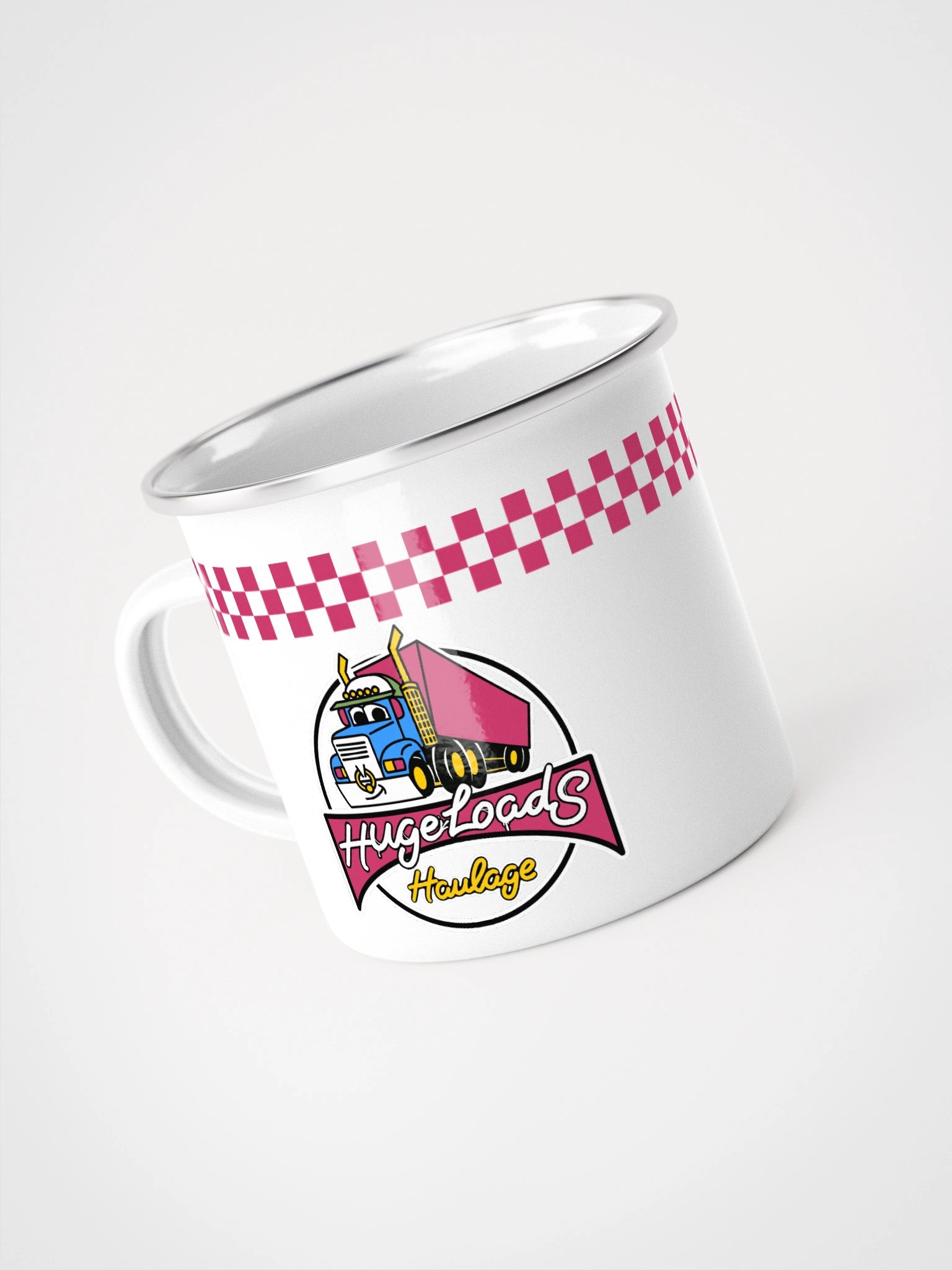 Huge Loads Haulage Enamel Mug product image (2)
