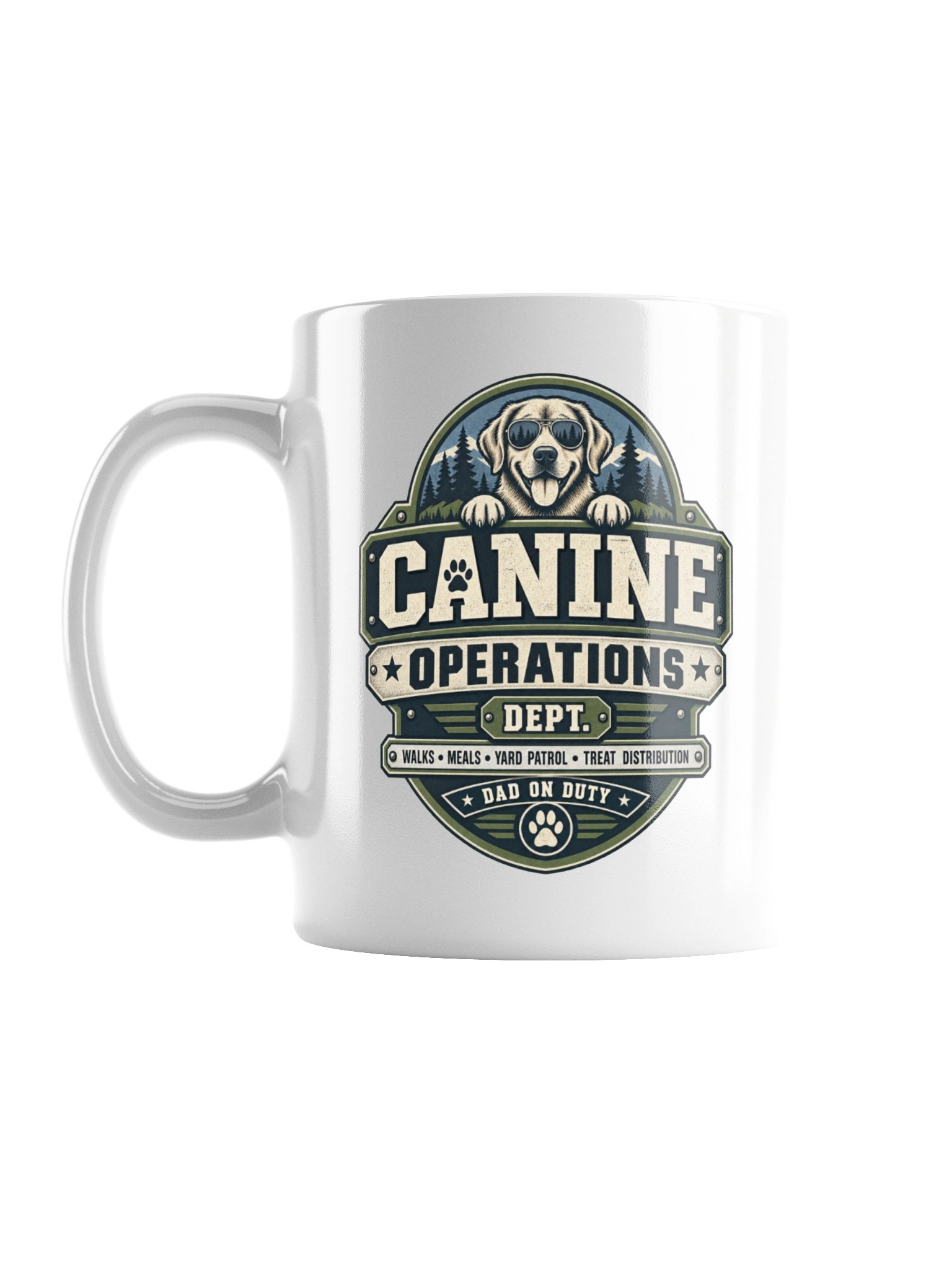 Canine Operations Dept. Mug | Funny Dog Dad Coffee Mug product image (1)