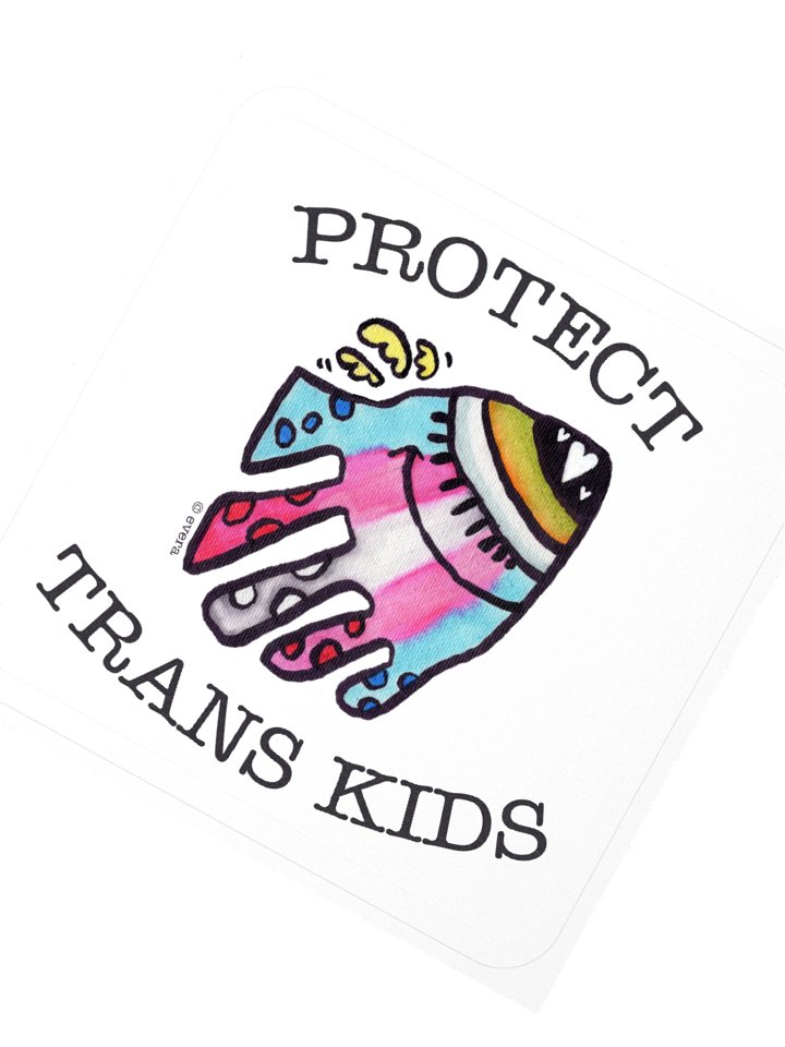 Protect Trans Kids Sticker product image (5)