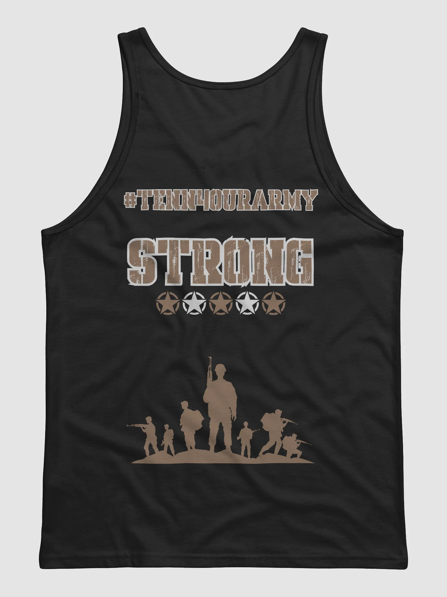 #TENN4OURARMY TANK - Tan & White product image (5)