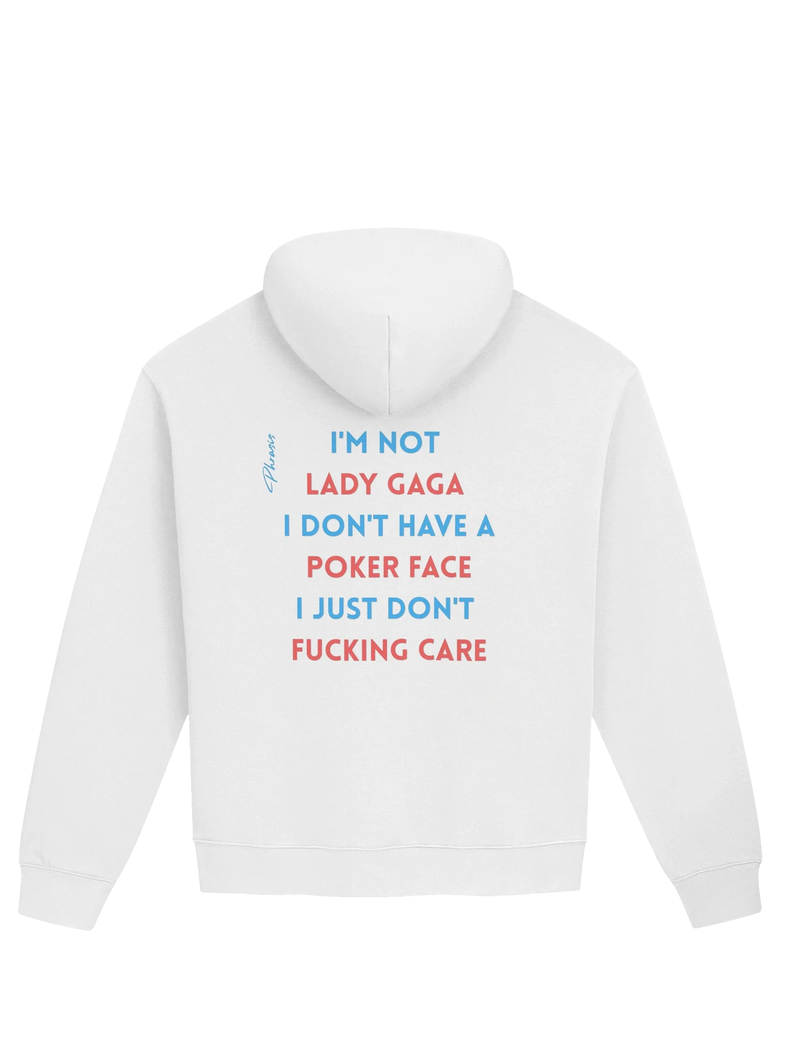 Lady Gaga Poker Face - Hoodie — White, photo 4