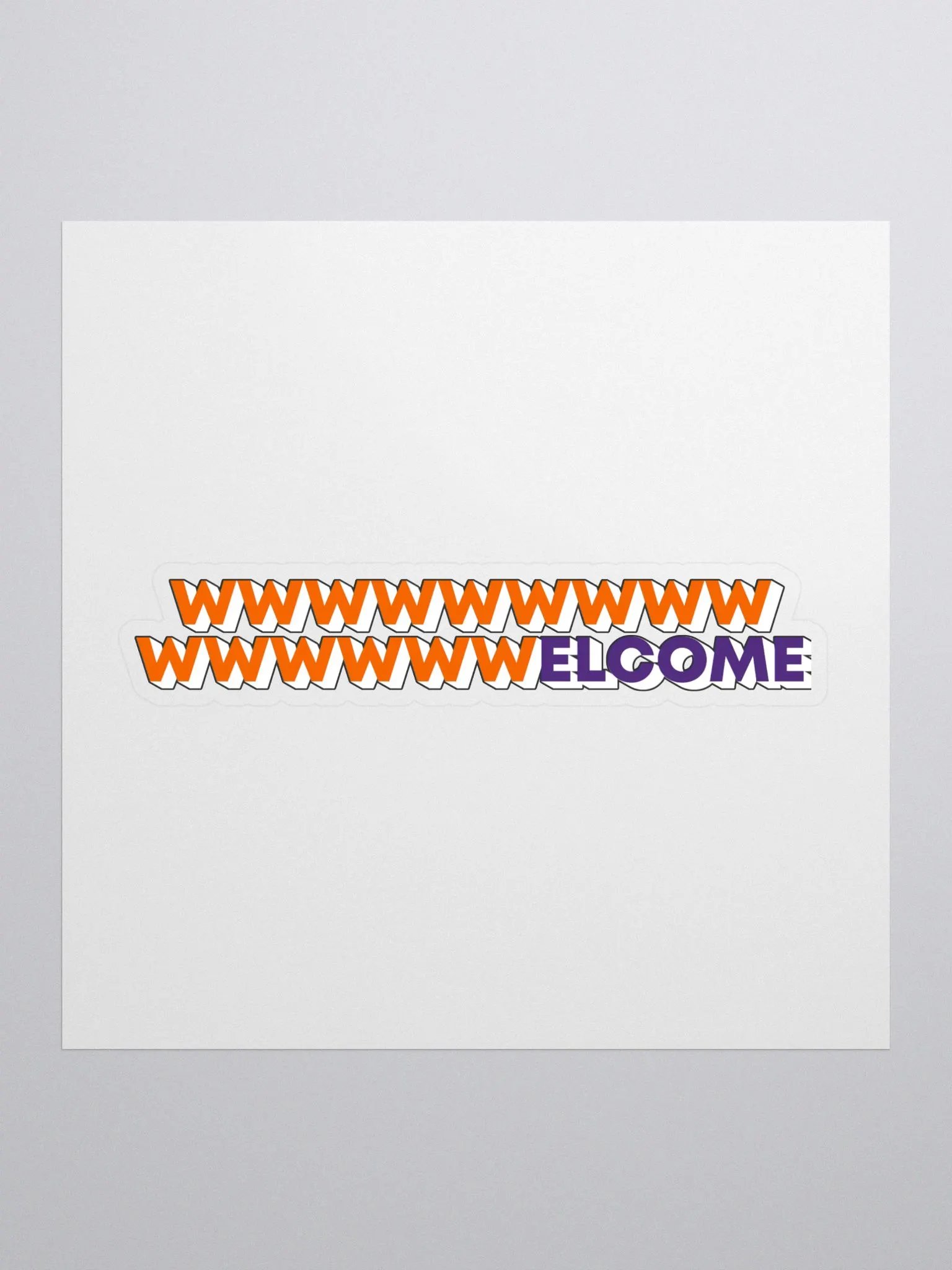 Clemson 18 Welcome Sticker product image (1)