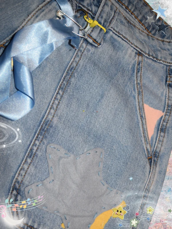 Pastel Patchwork Jeans product image (5)